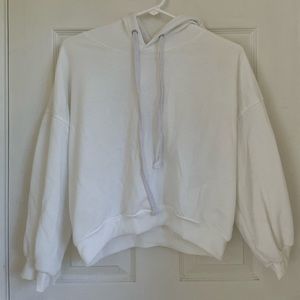White hoodie